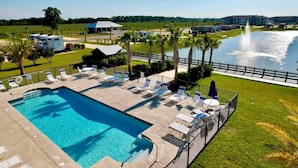 Pool - Relaxing RV resort in Foley Alabama LOT 78 with 3 pools 1 heated year round (Foley)