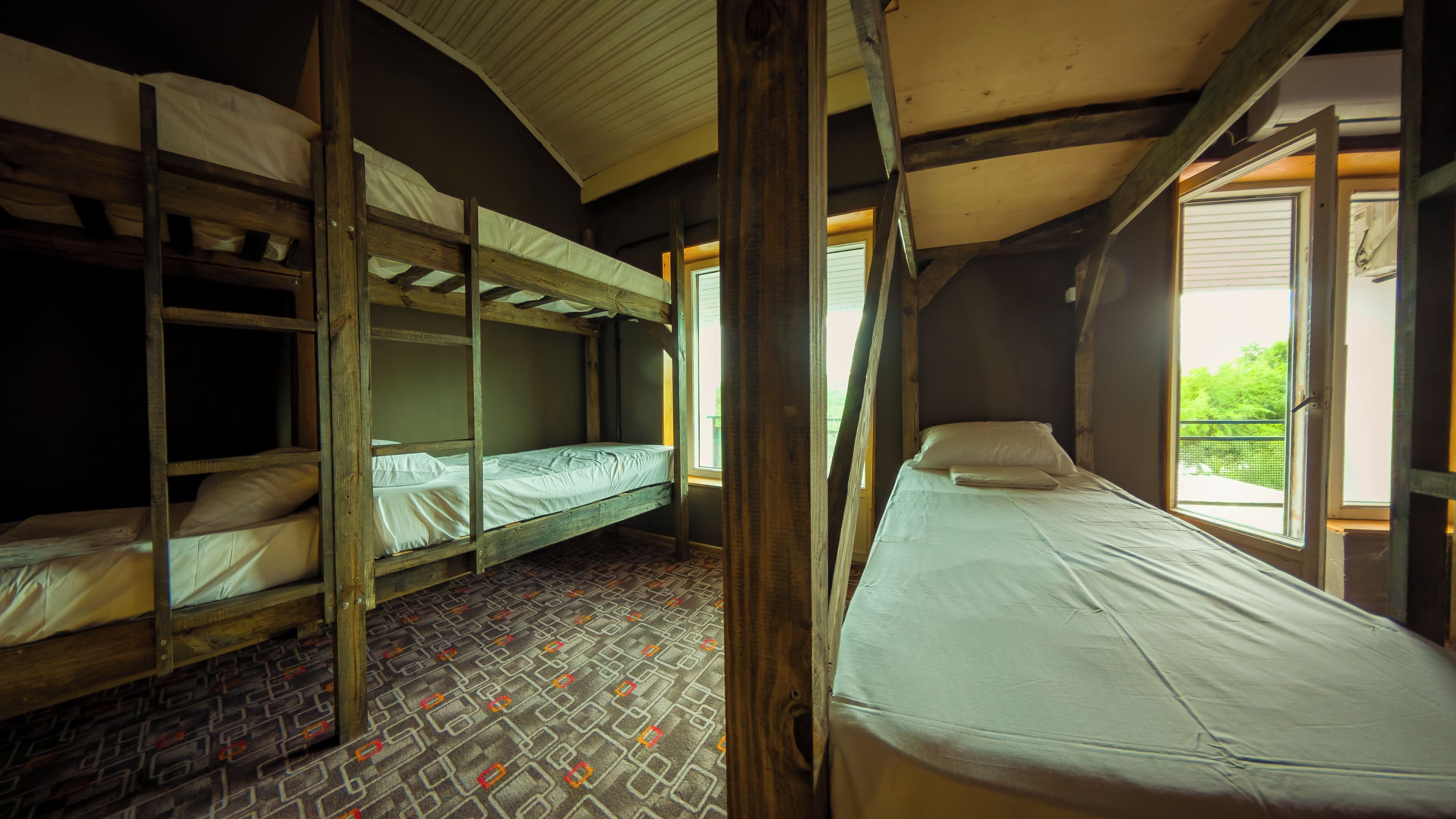 Shared Dormitory, Lake View | Iron/ironing board (on request), bed sheets
