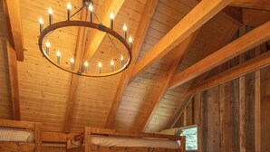 Unclassified image, 2 of 13, button - Hand-Restored 1800s Log Cabin + Creek + FirePit (Franklin)