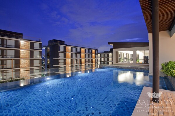 Unclassified image, 1 of 155, button - Balcony Courtyard Sriracha Hotel Serviced Apartments (Si Racha)