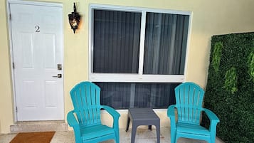 Comfort Apartment, 1 King Bed with Sofa bed, Garden View, Beachfront | Terrace/patio