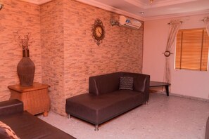 Living area - Cotton Suites (Lagos)