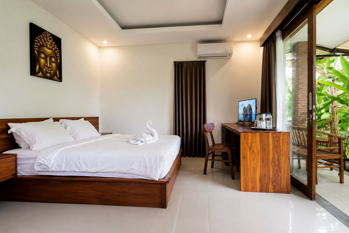 Quarto casal, no jardim | Wi-Fi de cortesia