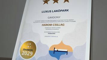 A framed certificate with text and a graphic of a boat on water.