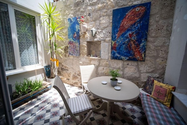 Outdoor dining - Alacati Otel Masala (Çeşme)