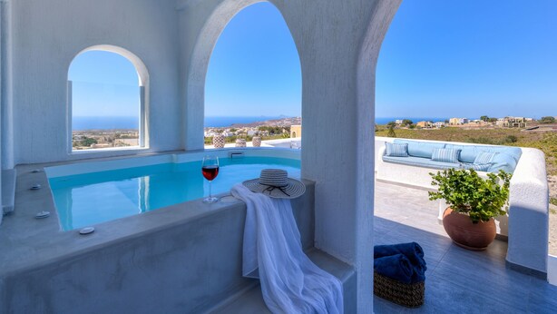 Pool - Blanca Luxury Villa (Santorini)