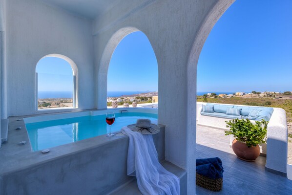 Pool - Blanca Luxury Villa (Santorini)