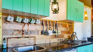 Private kitchen - Africamps at Stanford Hills Estate (Stanford)