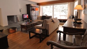 Living area - La Villa Emeline - Wohnung Emilie (Zermatt)