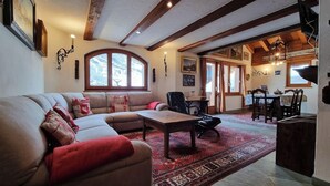 Living area - Haus Tiefbach - Wohung Cervino (Zermatt)