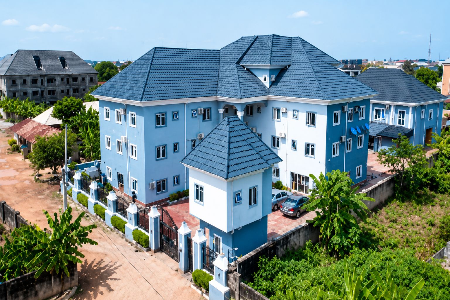 Fassade der Unterkunft