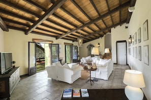 Living area - Villa Manavra (Corfu)