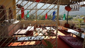 Outdoor dining - Green Park Haveli (Pushkar)