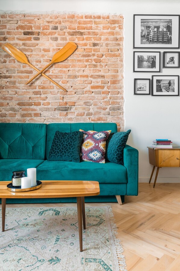 Living area - Shortstaypoland Ciasna B43 (Warsaw)