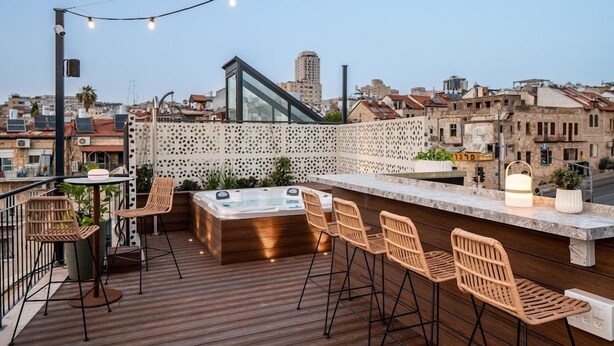 Outdoor dining - Korazin Hotel by Jonathan Hotel Chain (Jerusalem)
