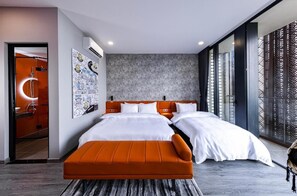 Tripla Executive, balcone, vista citt à
