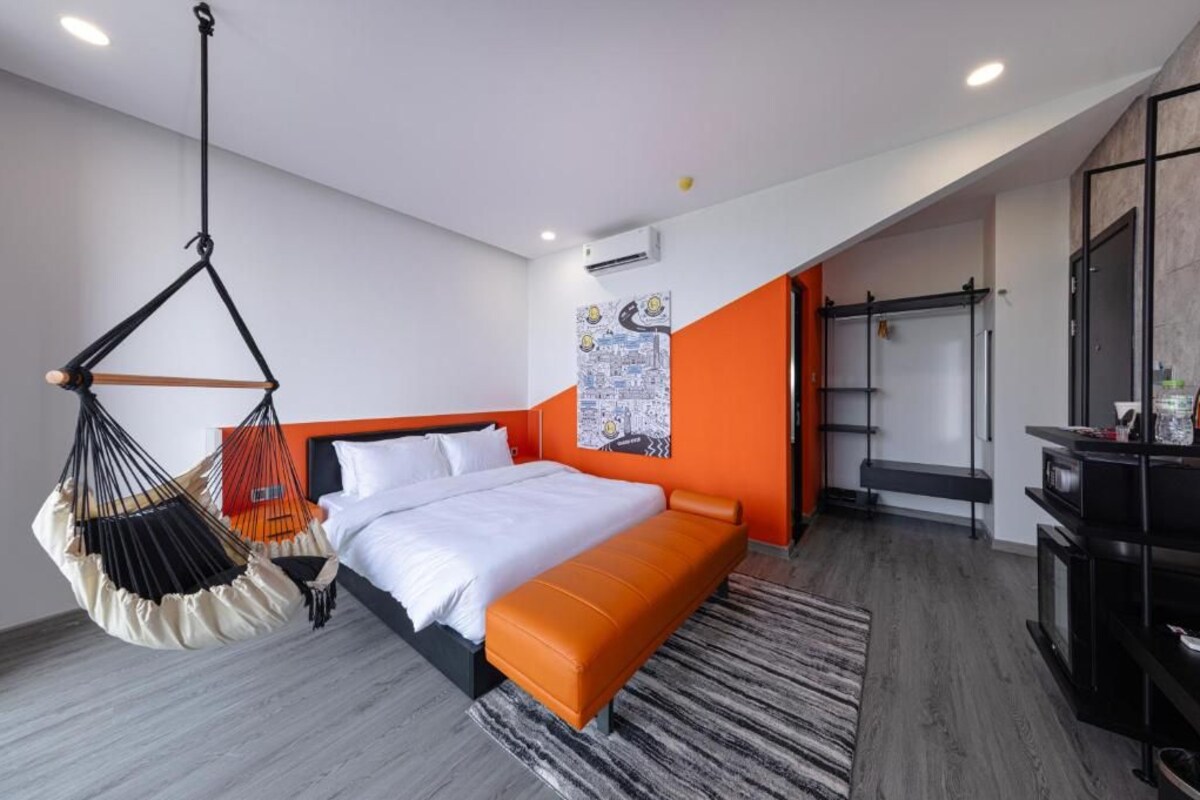 Doppia Deluxe, balcone, vista città | Wi-Fi gratuito