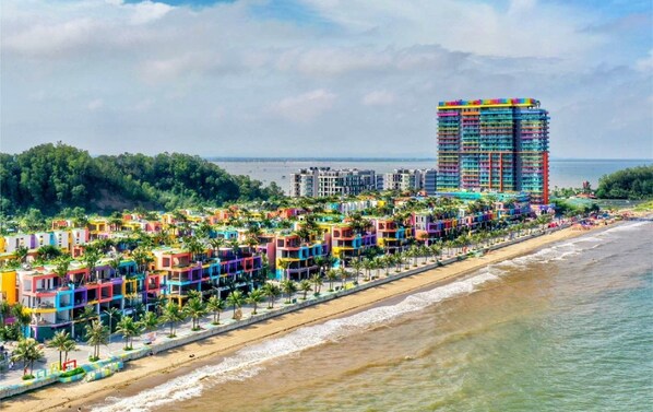 ห้องดีลักซ์ดับเบิลหรือทวิน, เห็นวิวมหาสมุทรบางส่วน | ชายหาด