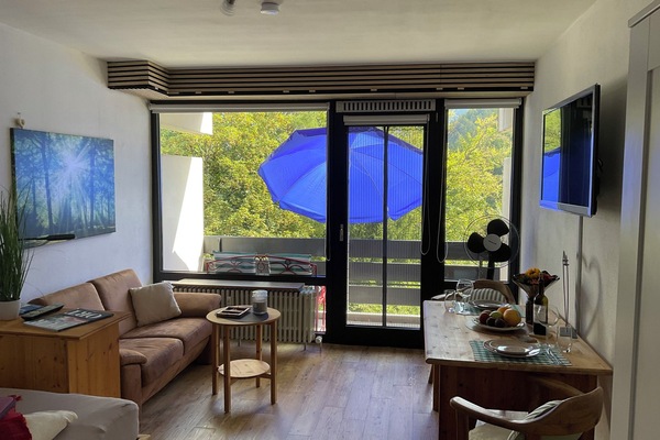 Appartement Kopp - 2 Personen mit Hallenbad und Bergpanorama-Wohnbereich