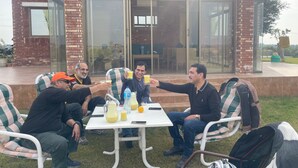 Outdoor dining - Beautiful Farmhouse Retreat with All the Modern Touches (Chakwal)