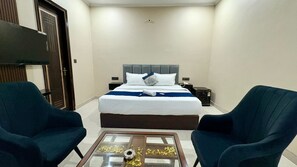 Deluxe-Doppelzimmer, Balkon, Stadtblick
