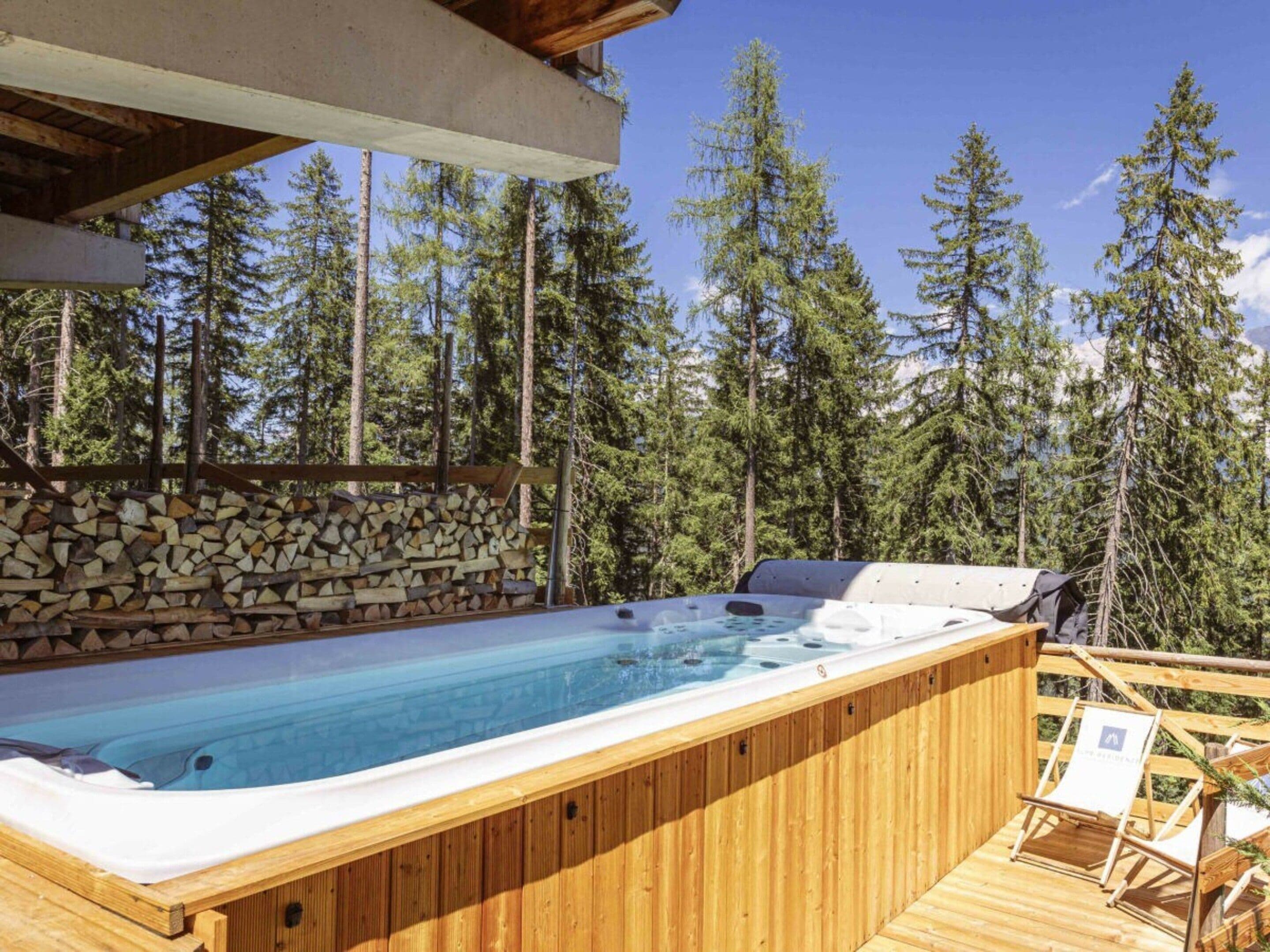 Chalet | Tina de hidromasaje al aire libre