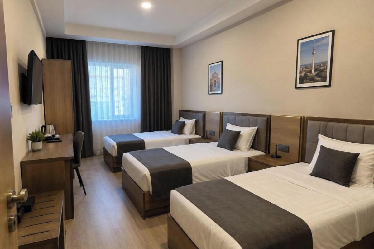Standard Twin Room, City View | Desk, iron/ironing board (on request)