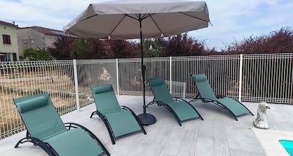 La Plume Blanche - Refuge idéal : piscine, détente et moments précieux