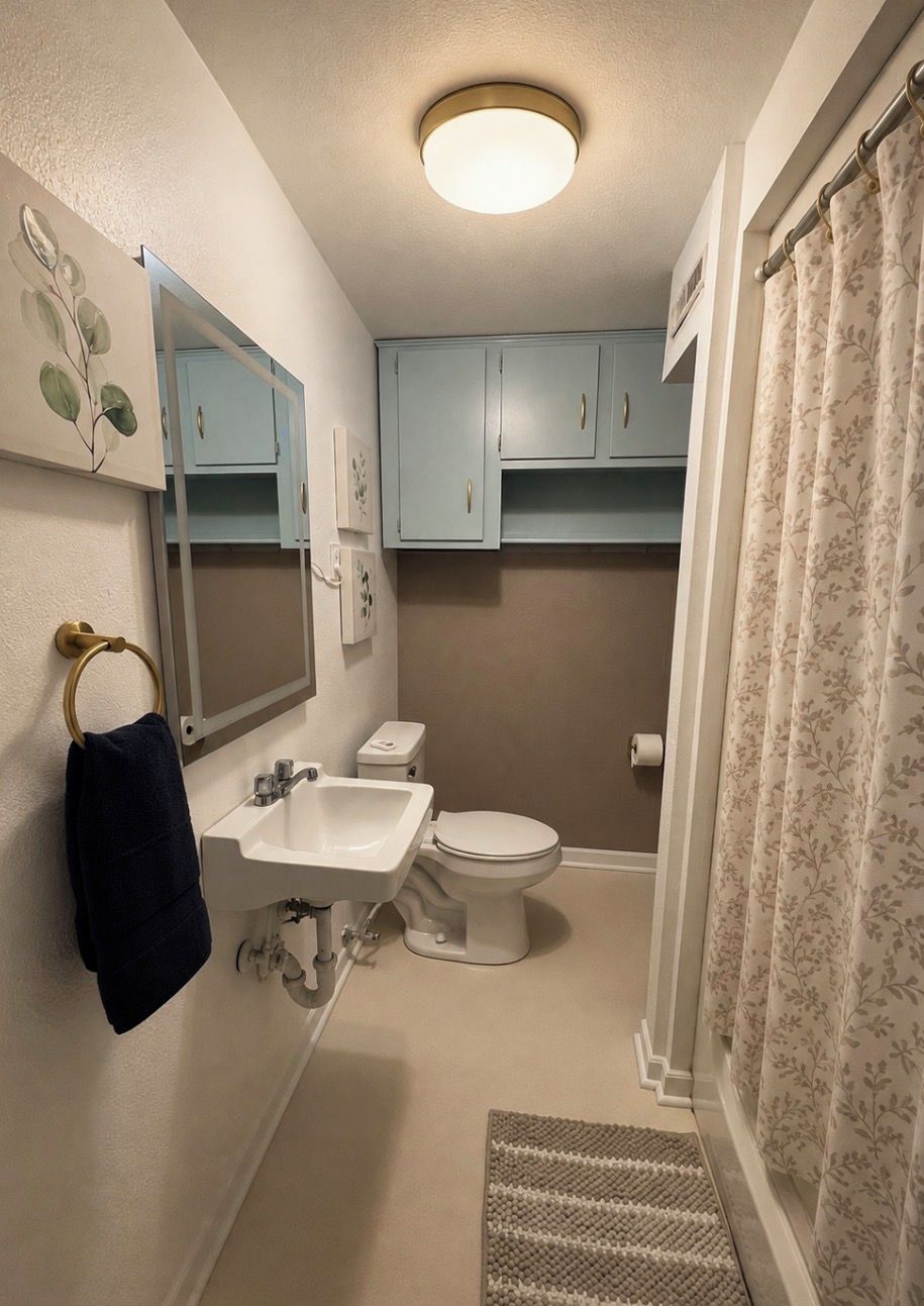 Towels, soap, toilet paper