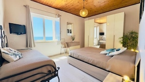 Appartement Deluxe, balcon, vue mer