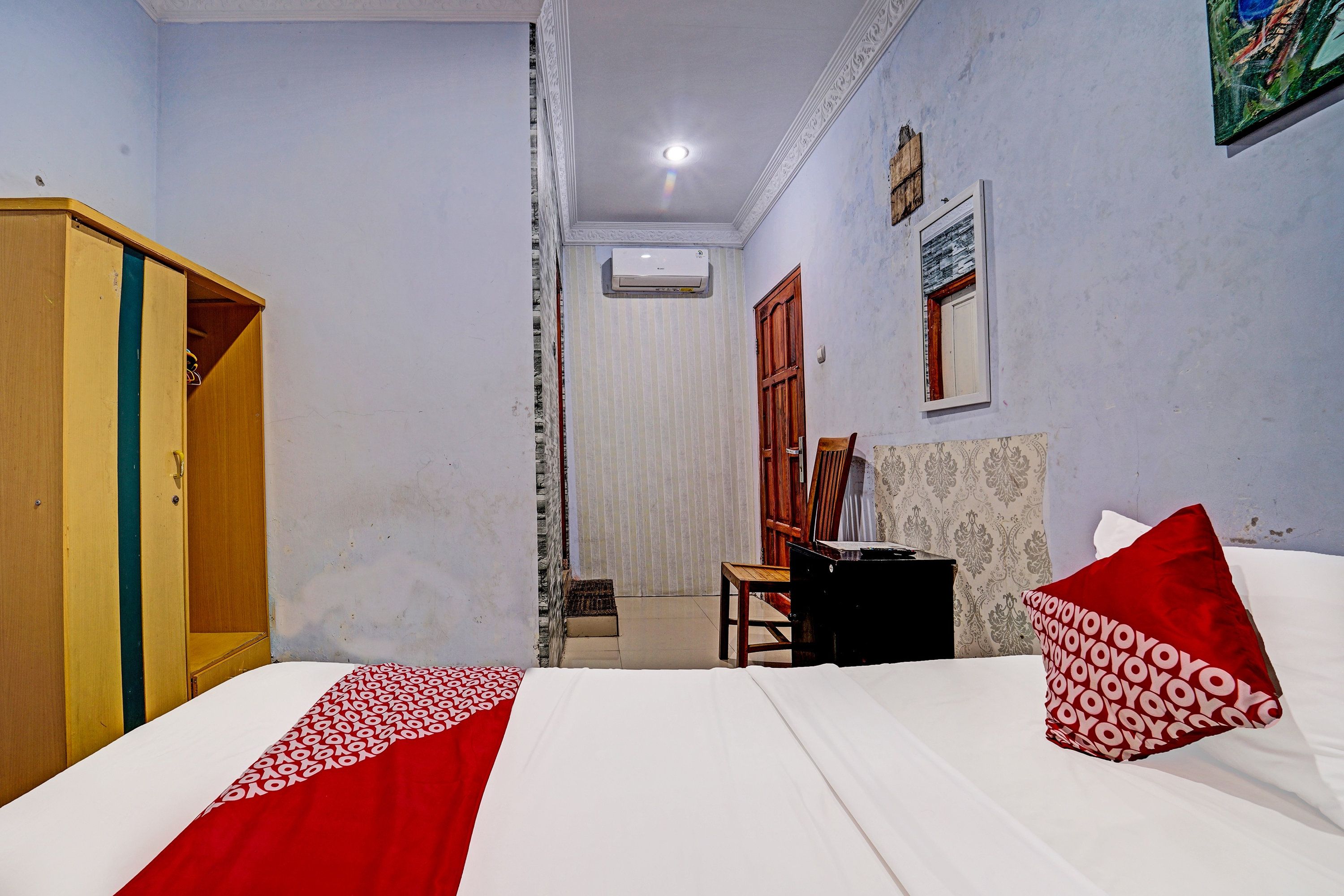Quarto casal standard | Escrivaninha, Wi-Fi de cortesia, roupa de cama