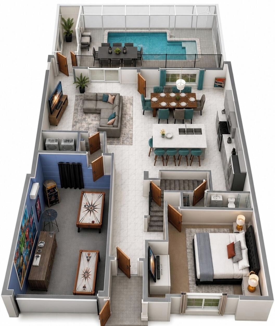 مخطط تصميم الطابق
