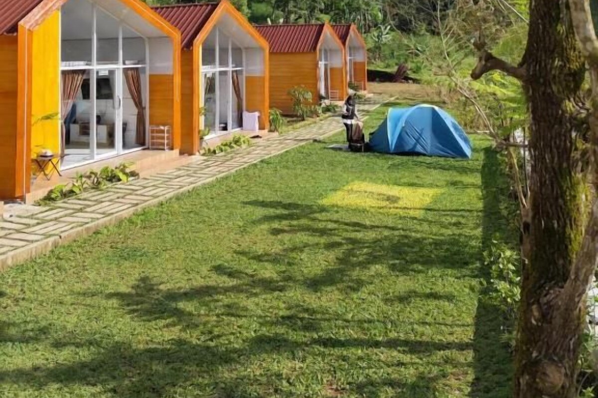 Tente, vue montagne | Extérieur
