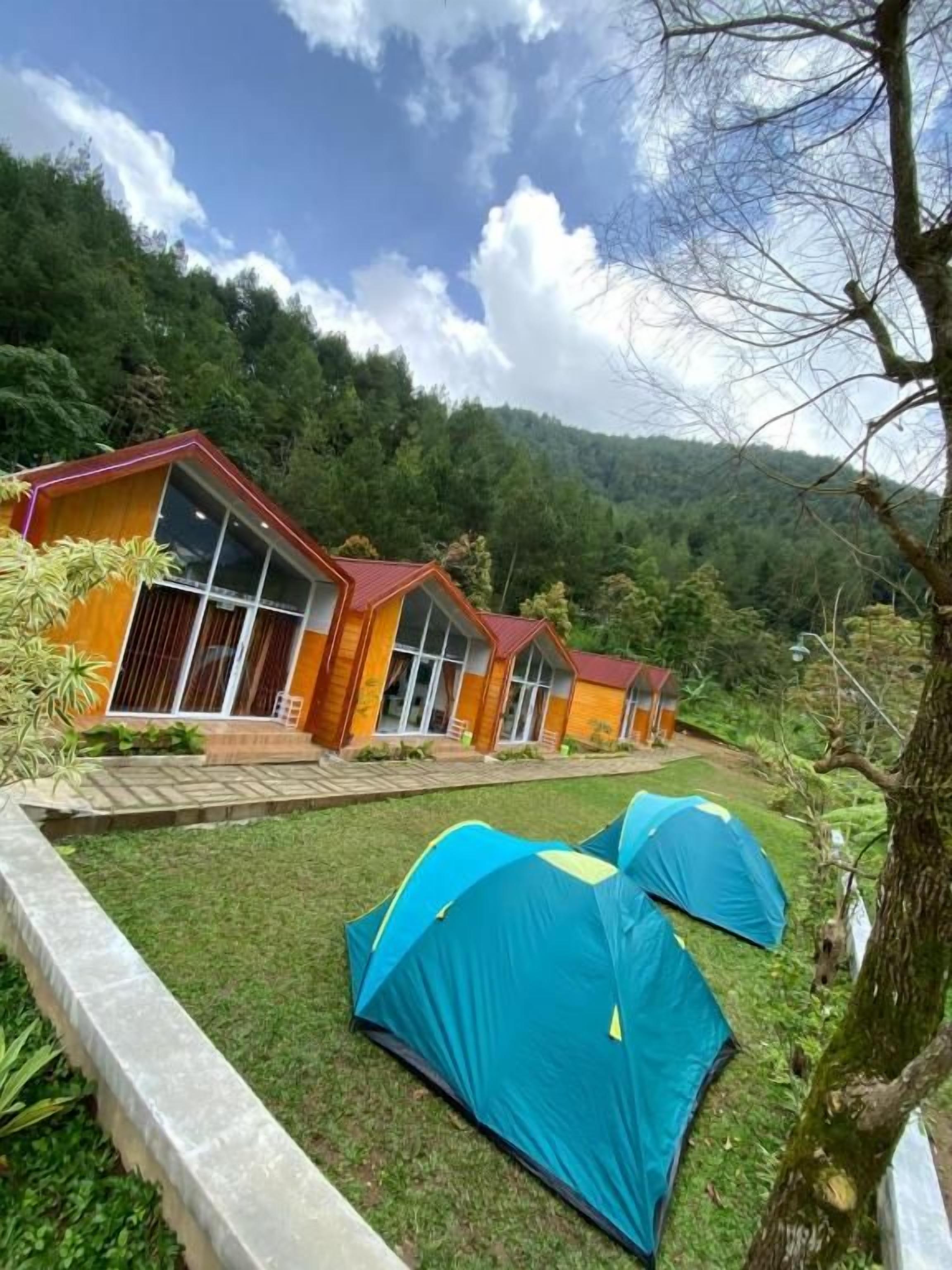 Tente, vue montagne | Extérieur