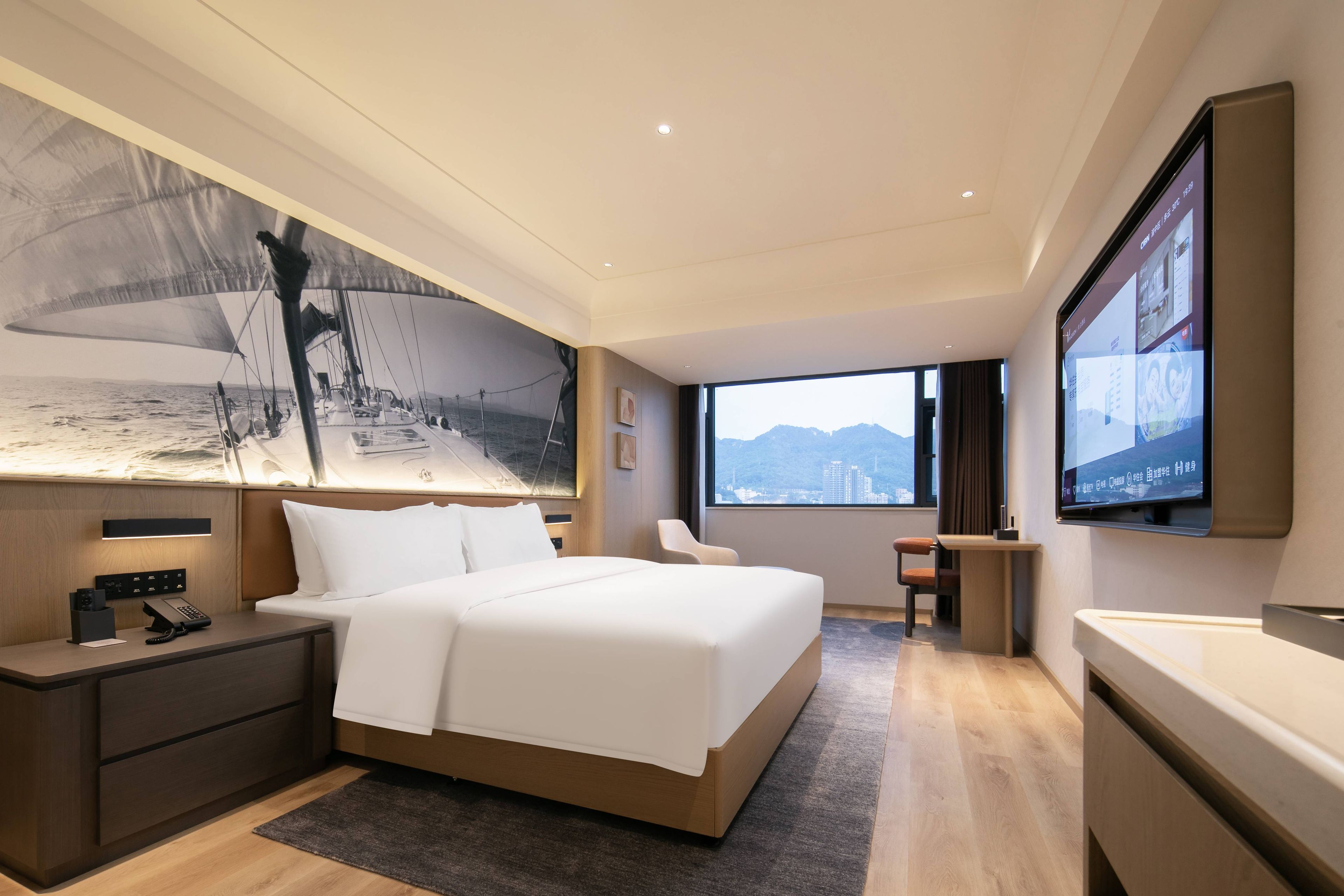 Classic Double Room, River View | Desk, laptop workspace, blackout drapes, soundproofing