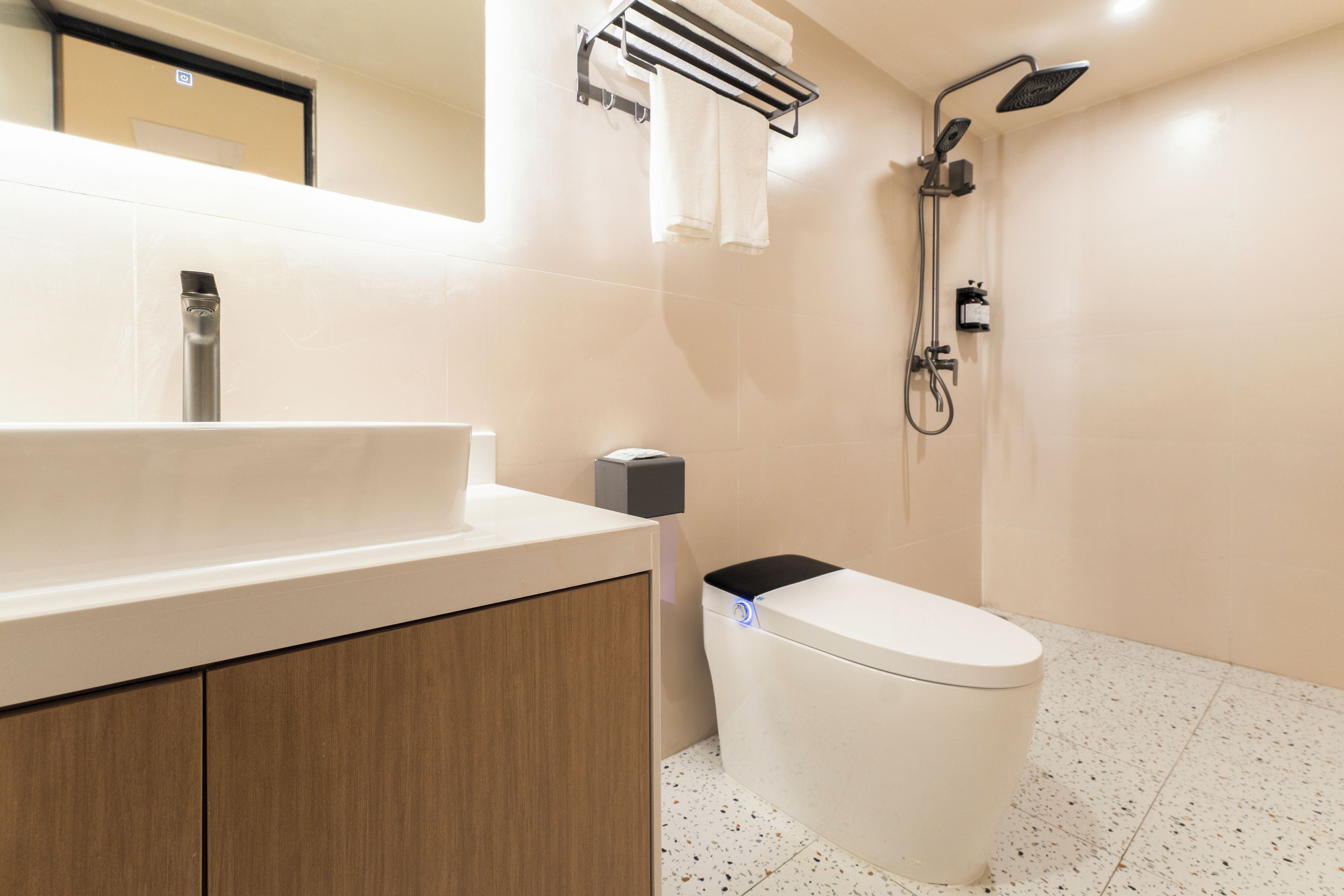 Chambre Double Économique | Salle de bain | Chaussons