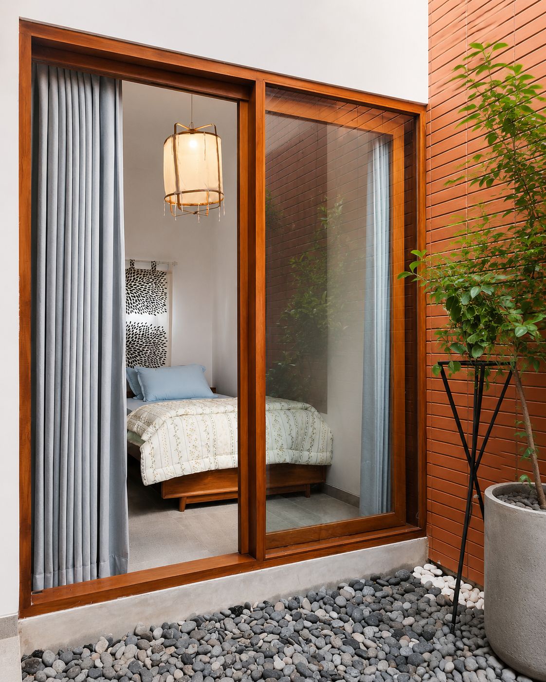 Deluxe-Villa, Terrasse, Gartenblick