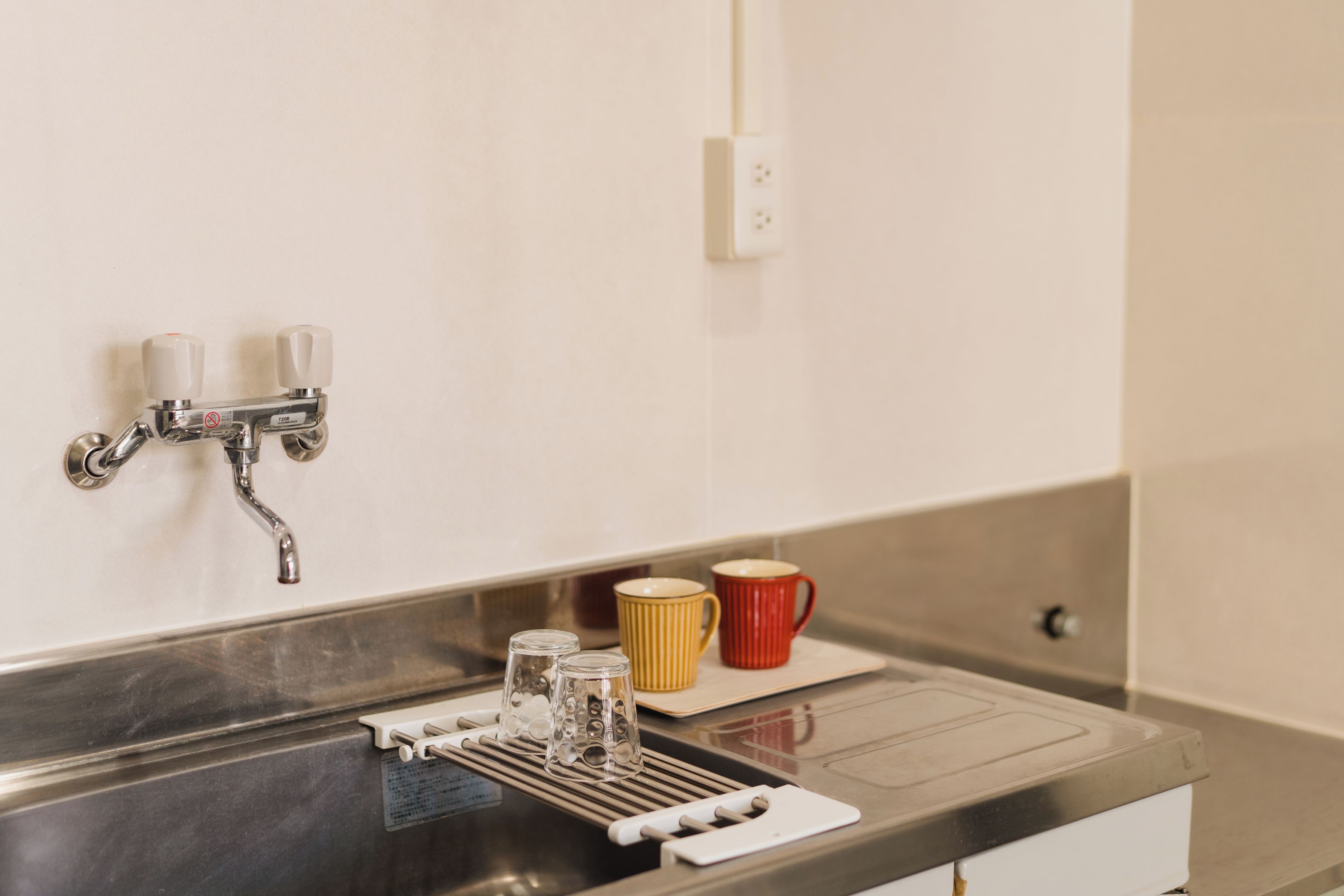 Japanese-style Quadruple Room, Non Smoking | Private kitchen | Mini-fridge, shared microwave