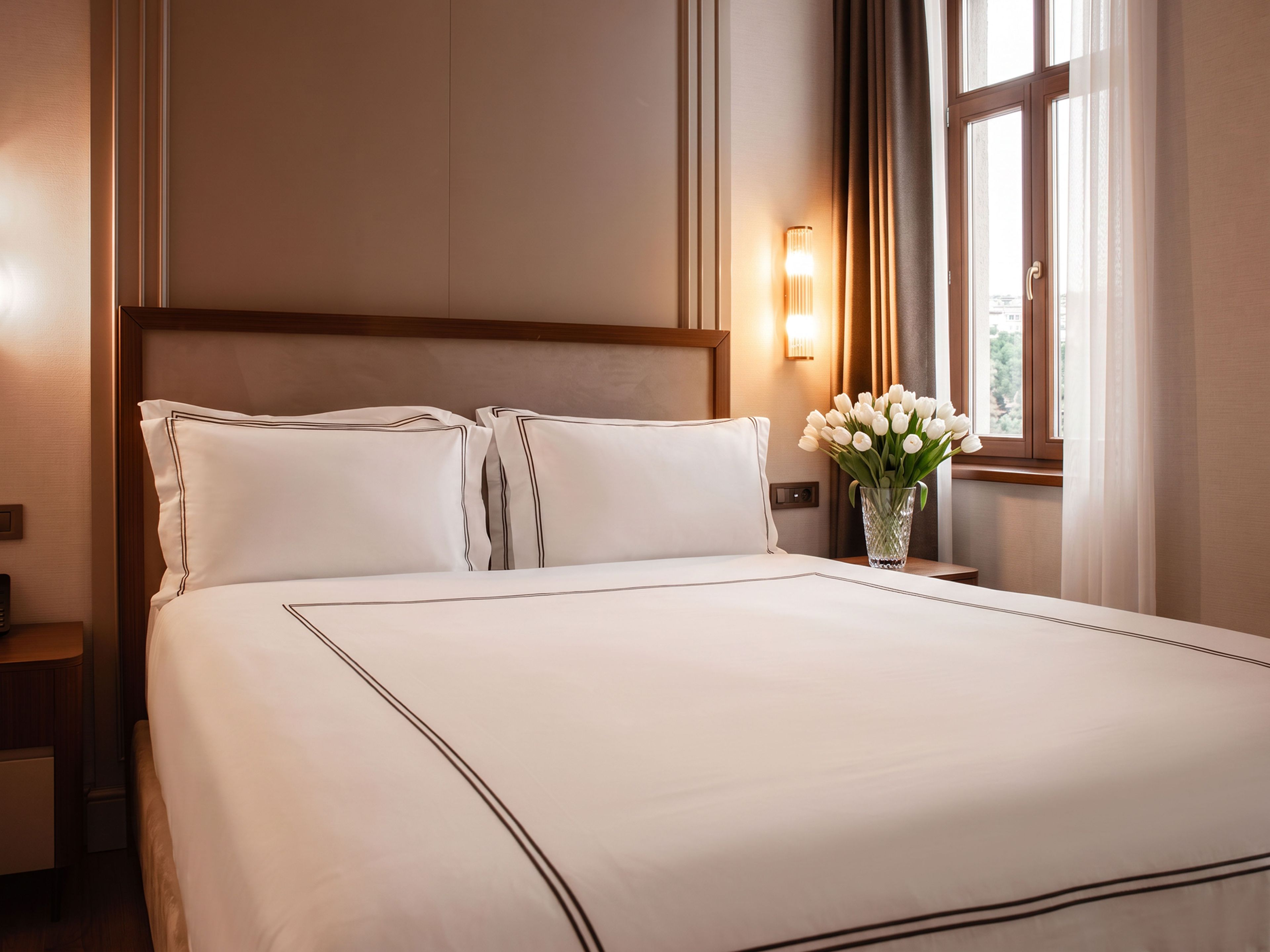 Premier Room | Peralatan tempat tidur premium, bar mini, kalis bunyi, Wi-fi percuma 
