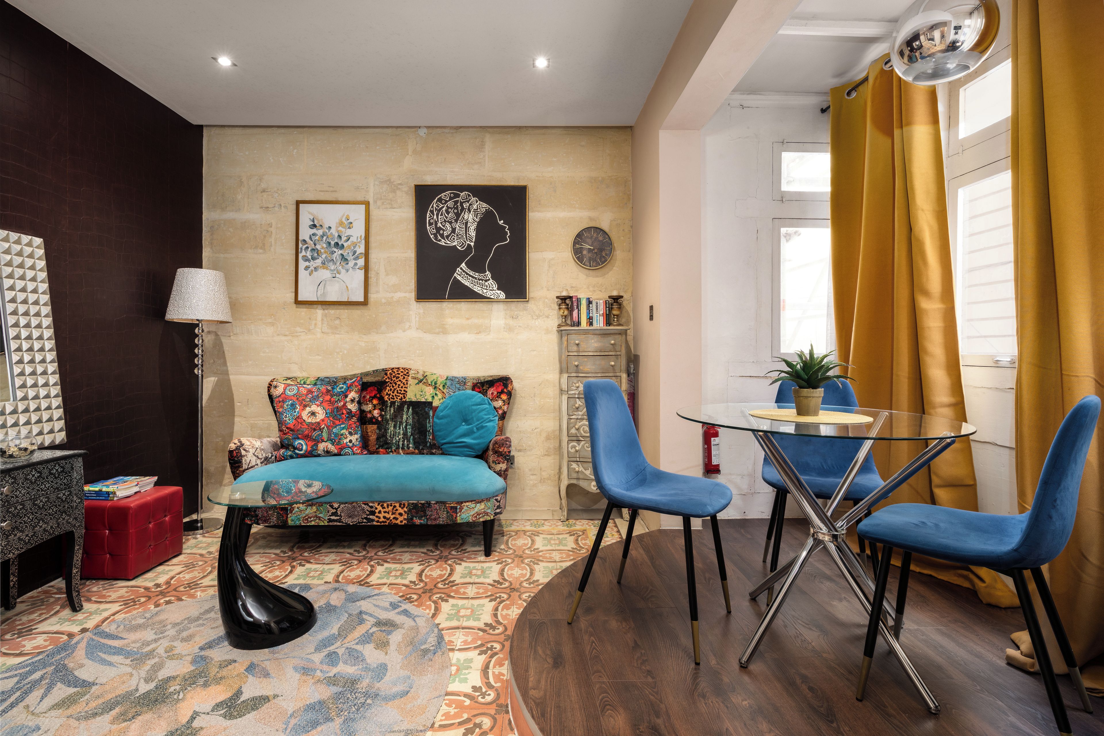 Apartemen, 1 Tempat Tidur King, balkon, pemandangan kota | Interior