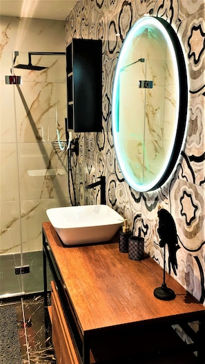 Departamento, balcón, vista al mar | Baño