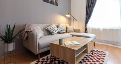 StadtNatur Apartment at Küchwald - 2 bedrooms with a balcony,