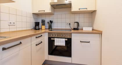 StadtNatur Apartment at Küchwald - 2 bedrooms with a balcony,