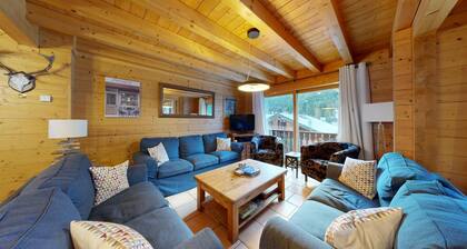 CHALET PASCAL, chalet mitoyen 4 chambres 4 sdb à 150 m du télésiège du linga
