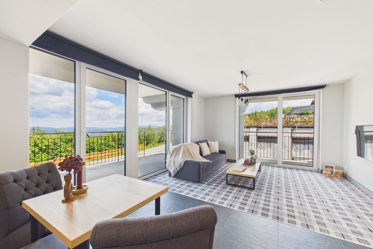 Superior appartement, balkon, uitzicht op bergen | Een strijkplank/strijkijzer, gratis wifi, beddengoed