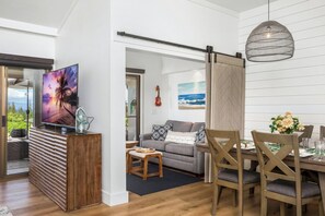 Bright, breezy, and beautifully curated, gather for meals, lounge with views, or slide into the cozy den for quiet moments KGV-19P2 - Kapalua Golf | Golf View 5 BR, Sleeps 16 | Car Incl. w/ 6+ Nights | KGV ML-1203 by KBM (Lahaina)