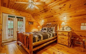 Loft bedroom #2 - Wears Valley Cabin | Hot Tub | Spacious Decks | Sleeps 8 (Sevierville)