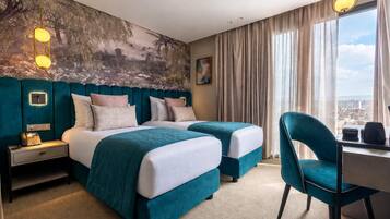 Chambre avec lits jumeaux
