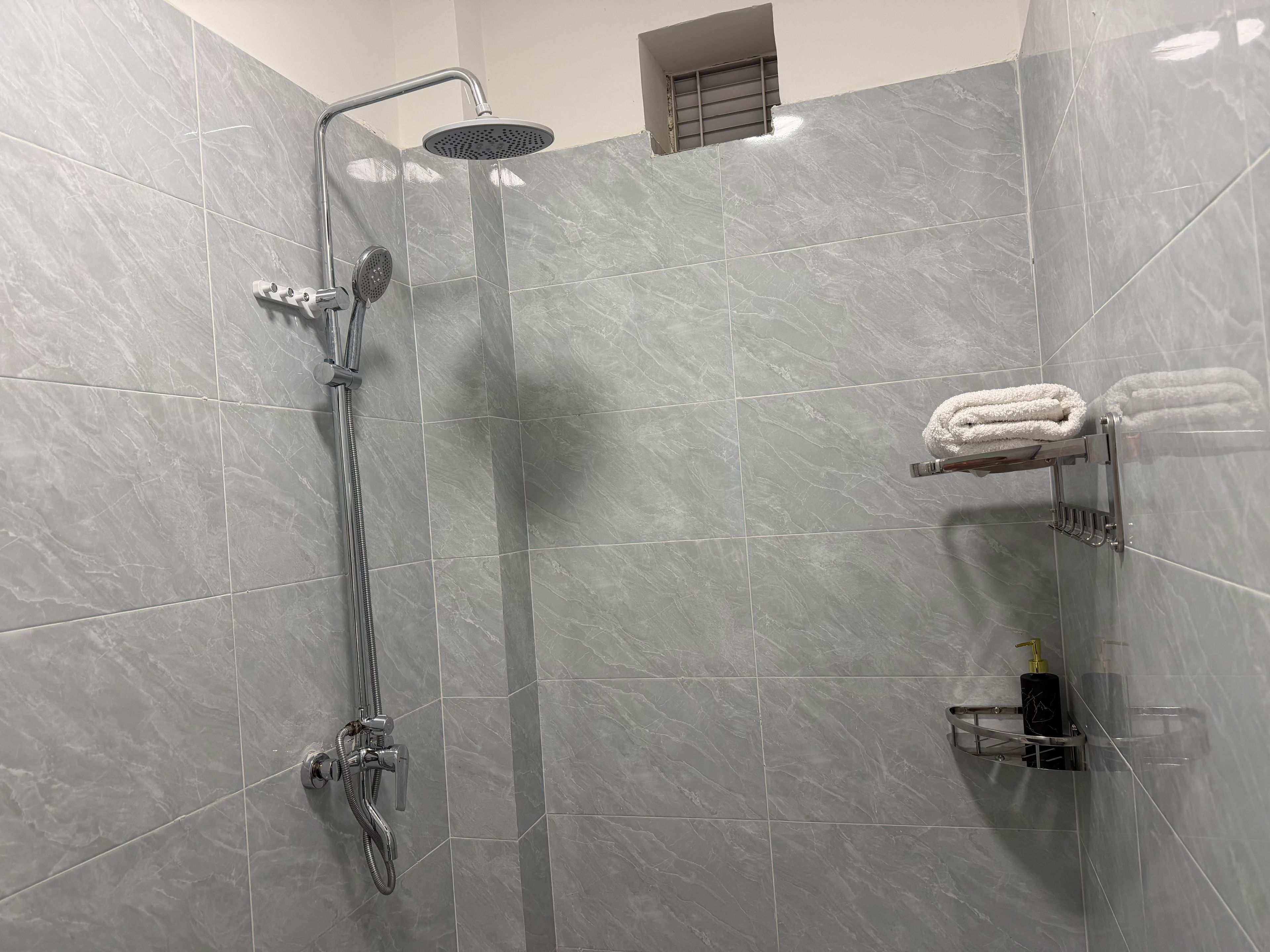 Towels, soap, toilet paper