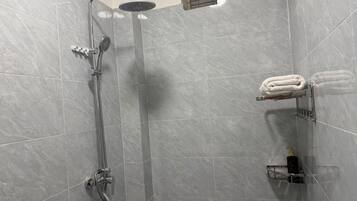Towels, soap, toilet paper